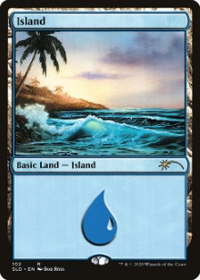 Island Secret Lair Drop - Bob Ross draw